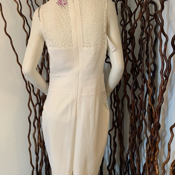 New Stunning Cache White Elegant Evening Dress - Picture 6 of 14